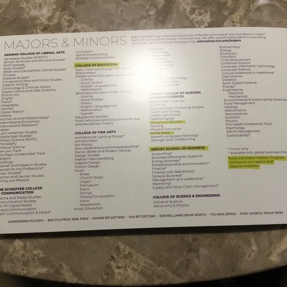 TCU Horned Frogs- Brochure, Ink Pen, Cut Out & Sticker - Picture 9 of 13